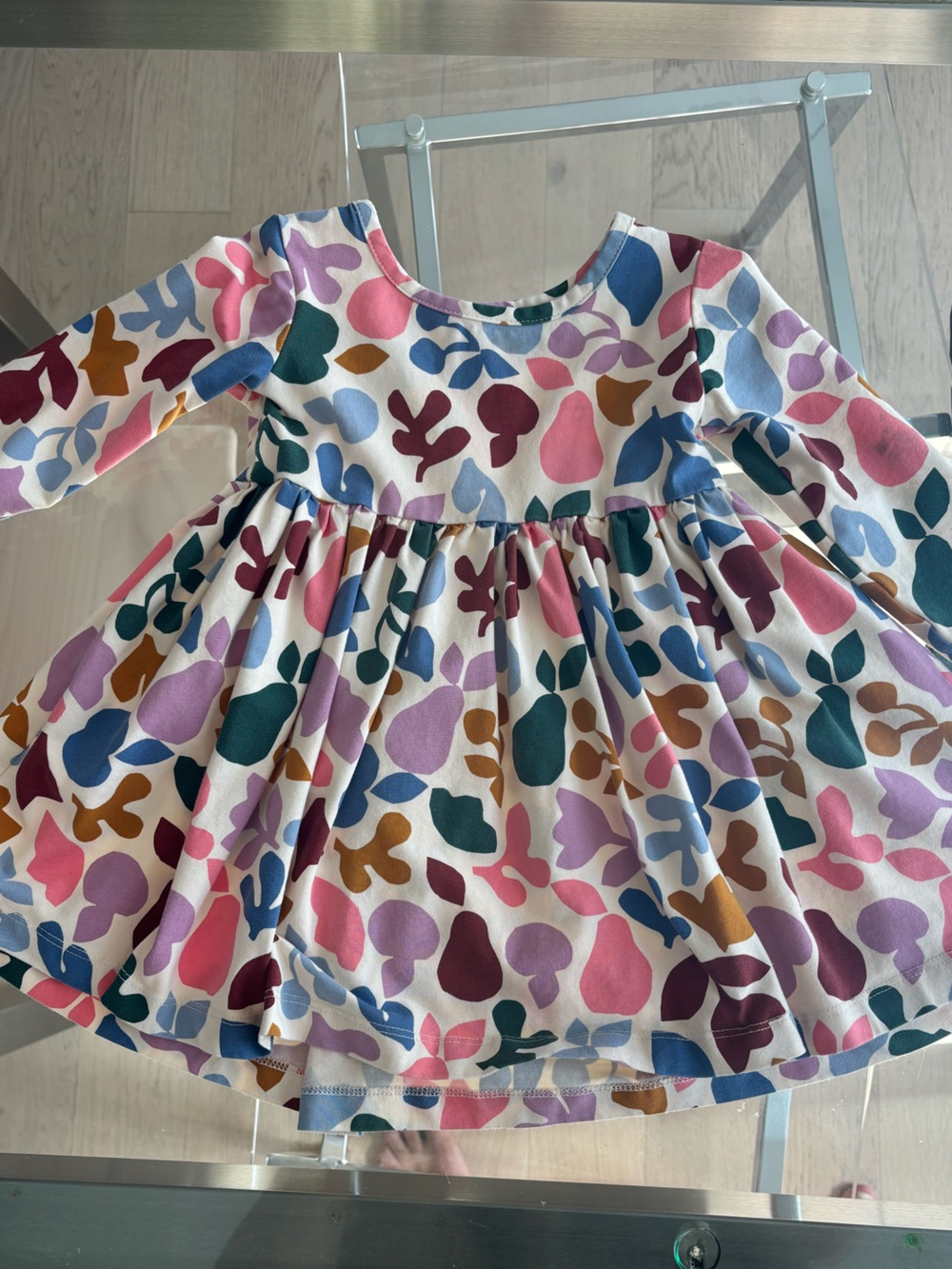 Hanna Anderson Multicolor Abstract Floral Top/Dress